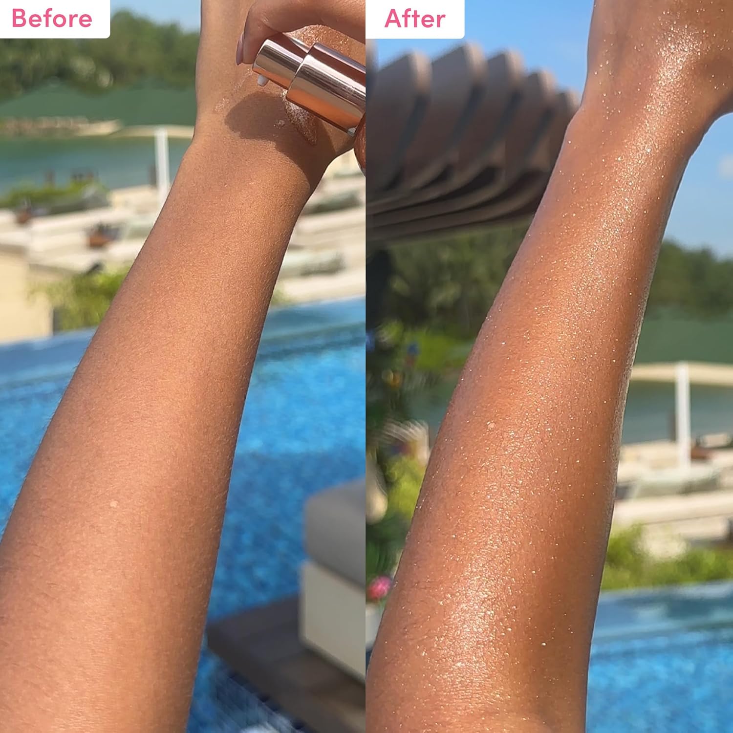 Coco & Eve Antioxidant Glow Shimmer Body Oil – Lightweight Skin Illuminator with Natural Glitter and Antioxidants for a Radiant, Moisturized Glow (3.38 Fl Oz)