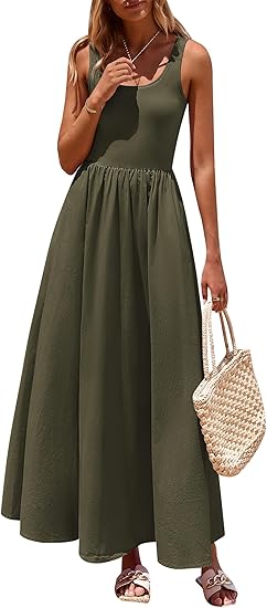 PRETTYGARDEN Women's Sleeveless Maxi Dress: Summer Casual Scoop Neck A-Line Swing Dress with Pockets 2 PRETTYGARDEN Women's Sleeveless Maxi Dress: Summer Casual Scoop Neck A-Line Swing Dress with Pockets
