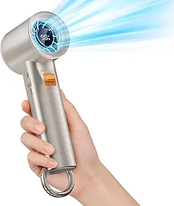 Compact 5000mAh Handheld Turbo Fan - Powerful Mini Pocket Fan with 100 Adjustable Speeds & Digital Display, 20-Hour Battery Life, Ideal for Travel, Camping, and Outdoor Activities 2 Compact 5000mAh Handheld Turbo Fan - Powerful Mini Pocket Fan with 100 Adjustable Speeds & Digital Display, 20-Hour Battery Life, Ideal for Travel, Camping, and Outdoor Activities