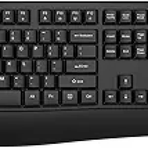 Ergonomic Wireless Keyboard and Mouse Combo – EDJO 2.4G Full-Size with Wrist Rest & Adjustable DPI Mouse for Windows and Mac OS Computers