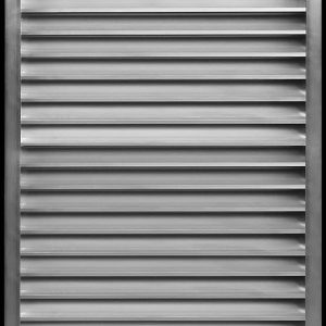 Weather-Resistant Aluminum Gable Louver Vent for Walls & Crawlspace – 24″x34″ HVAC Air Grille with Screen Mesh