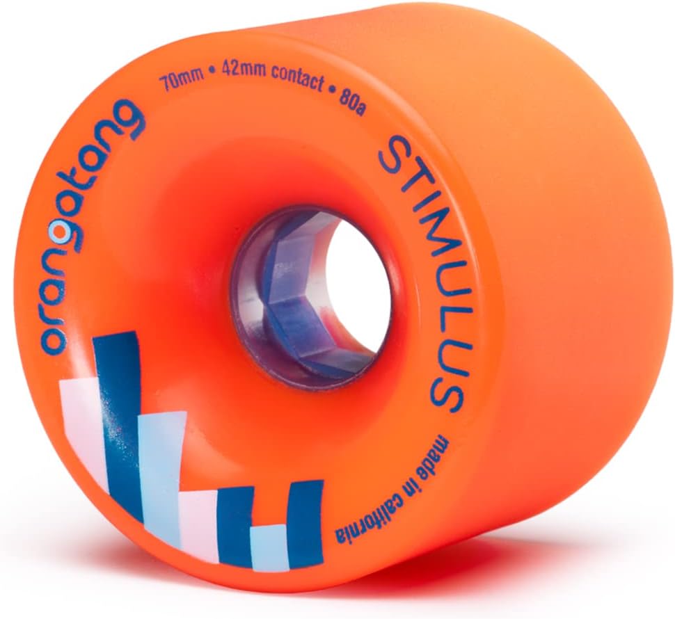 Orangatang Stimulus 70mm Freeride Longboard Wheels - Set of 4 Skateboard Wheels 2 Orangatang Stimulus 70mm Freeride Longboard Wheels - Set of 4 Skateboard Wheels