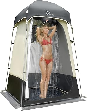 Portable Outdoor Shower Tent & Privacy Changing Room for Camping Shelters 2 Portable Outdoor Shower Tent & Privacy Changing Room for Camping Shelters