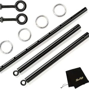 Adjustable Spreader Bar Set by EXREIZST – Sports Training Tools Kit with Storage Bag