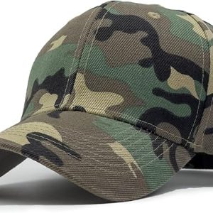 Utmost Structured Baseball Camo Hat  with Adjustable Closure | Performance Hat for Outdoor Use & Customizable Embroidery Options