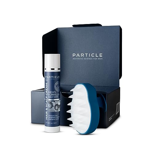 Particle Men's Scalp Cream with Biotin – Fight Hair Loss & Promote Thick, Full Hair (1.69 oz) with Scalp Massager Included 2 Particle Men's Scalp Cream with Biotin – Fight Hair Loss & Promote Thick, Full Hair (1.69 oz) with Scalp Massager Included