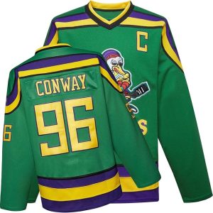 Mighty Ducks Ice Hockey Jerseys: Charlie Conway #96 & Adam Banks #99 – 90s Hip Hop Style S-XXL for Parties
