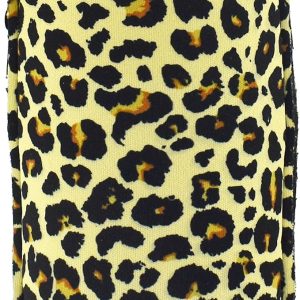 Adjustable ZipSip Coozie: Versatile Insulated Neoprene Sleeve for Cans, Bottles, Coffee, and More – Leopard Print, Medium Size
