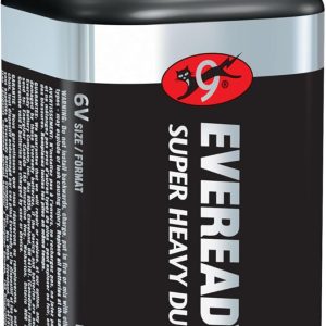 6 Volt Battery by EVEREADY: Super Heavy Duty Power Source, 1 Count