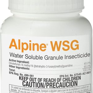 Alpine WSG Insecticide by BASF: Water Soluble Granules for Effective Indoor and Outdoor Pest Control (200 Grams) – Targets Ants, Flies, Bed Bugs, and German Cockroaches