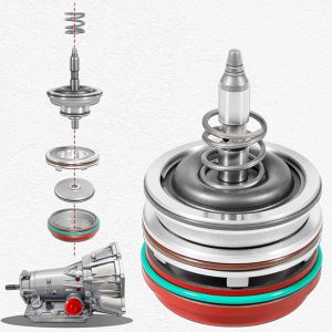 700R4 Transmission High-Performance Corvette Servo Piston Assembly with Cover, Snap Ring, and Pin for GM Models 1982-2014