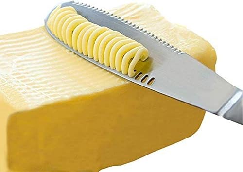 Butter Knife: 3-in-1 Stainless Steel Butter Spreader for Versatile Kitchen Use 2 Butter Knife: 3-in-1 Stainless Steel Butter Spreader for Versatile Kitchen Use