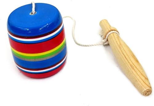 Balero: Handmade Multi-Color Wood Mexican Traditional Toy for Endless Fun 2 Balero: Handmade Multi-Color Wood Mexican Traditional Toy for Endless Fun