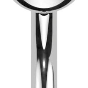 Floating Navel Piercing: 14GA Threadless Convex Base CZ Crystal Belly Button Ring in Implant Grade Titanium by Pierced Owl