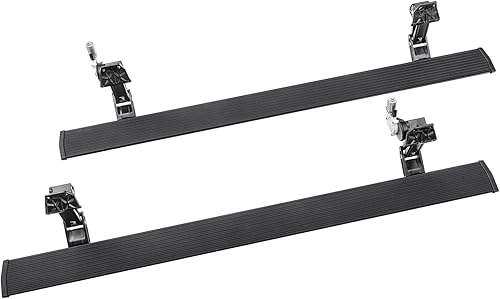 AMP Research PowerStep: Plug-N-Play Electric Running Boards with LED Step Lights for 2019-2021 Chevrolet Silverado & GMC Sierra 1500 – Retractable Truck Steps
