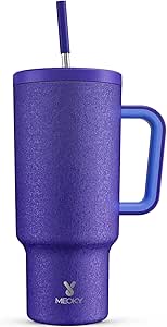 Meoky Cup 40oz Tumbler with Handle – Insulated Stainless Steel Travel Mug with Leak-proof Lid and Straw, Keeps Drinks Cold for 34 Hours or Hot for 10 Hours 2 Meoky Cup 40oz Tumbler with Handle – Insulated Stainless Steel Travel Mug with Leak-proof Lid and Straw, Keeps Drinks Cold for 34 Hours or Hot for 10 Hours