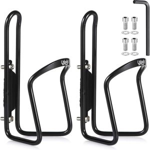 Lightweight Water Bottle Holder Cages for MTB Bikes – USHAKE Aluminum Brackets (2 Pack, Requires Drilled Holes)