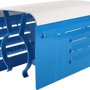 Universal Pool Pump Cover by TonGass – Adjustable 13.5″ x 9″ x 8″ Pump Motor Cover for 1/3 Hp to 2 Hp Motors – Durable Hard Plastic Protection, Blue