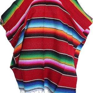 Mexican Poncho – Del Mex’s Adult Serape Style