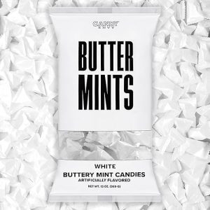 Butter Mints – Individually Wrapped White Candy by Candy Envy, 13 oz Bag