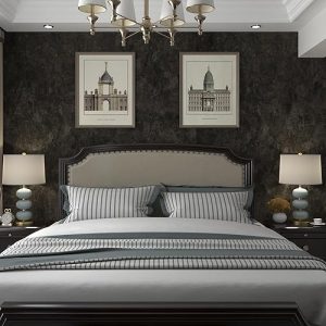 Western Wallpaper: Extra Wide Dark Brown Tan Grey Concrete Peel and Stick, Waterproof Vinyl for Bedroom and Gym Walls, 31″×1181″