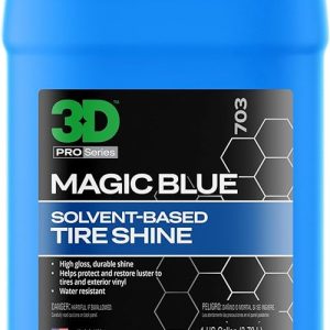 Best Tire Shine: 3D Magic Blue Spray for High Gloss and Long-Lasting Protection