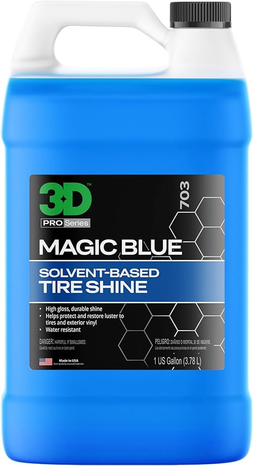 Best Tire Shine: 3D Magic Blue Spray for High Gloss and Long-Lasting Protection 2 Best Tire Shine: 3D Magic Blue Spray for High Gloss and Long-Lasting Protection