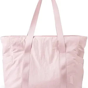 Bag Dancing: BAGSMART Women’s Tote Bag with Zipper – Versatile Gym, Work, and Yoga Tote with Compartments for Travel