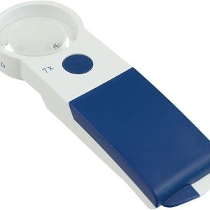 EZ Magnifier: 7X 23D LED Handheld Magnifier with 50mm Round Lens