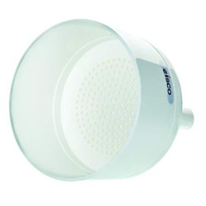 Buchner Funnel: EISCO 13cm I.D. Polypropylene Funnel, 2 Parts for 11-12.5cm Filter Paper
