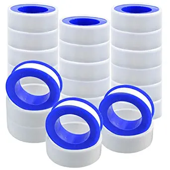 sealing Tape PTFE: 30 Rolls of 1/2" Teflon Thread Seal Tape for Plumbing and Leak Prevention – Industrial Quality Pipe Sealant
