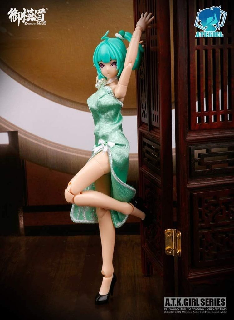 ATKModels: Eastern Model 1/12 Scale Cheongsam Set for Four Symbols Series Mecha Girl Figures
