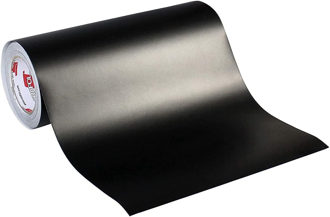 Plotter Matte Vinyl - Oracal 951 Professional-Grade Cast Craft, 12in x 6ft Roll for Long-Term Indoor & Outdoor Use, Matte Black