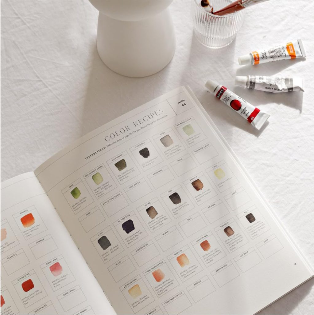 Emily Lex Watercolor Workbook - 30-Minute Beginner Botanical Projects on Premium Paper (Watercolor Workbook Series)
