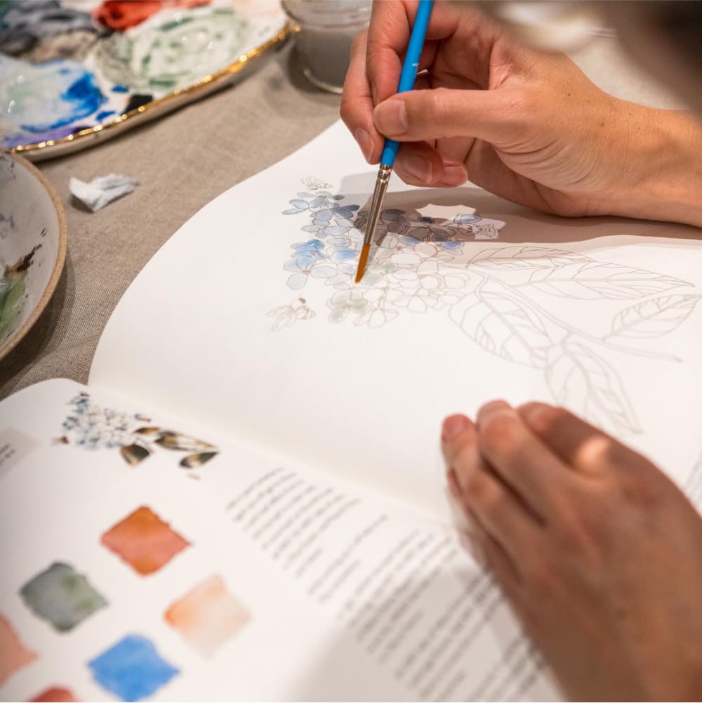 Emily Lex Watercolor Workbook - 30-Minute Beginner Botanical Projects on Premium Paper (Watercolor Workbook Series)