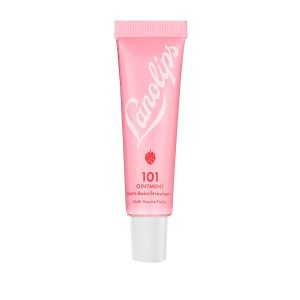 Lanolin Lip Balm: Lanolips 101 Ointment for Smooth, Hydrated, and Healthy Lips – Multipurpose Lip Ointment with Lanolin Oil for Dry Lips and Cuticles, Strawberry Flavor (0.52 oz)
