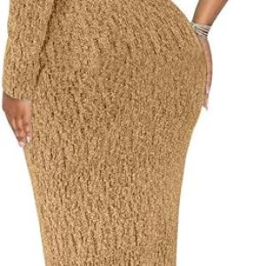 Gold Gown for Prom ：Elegant Sparkly One Shoulder Evening Dress with High Split