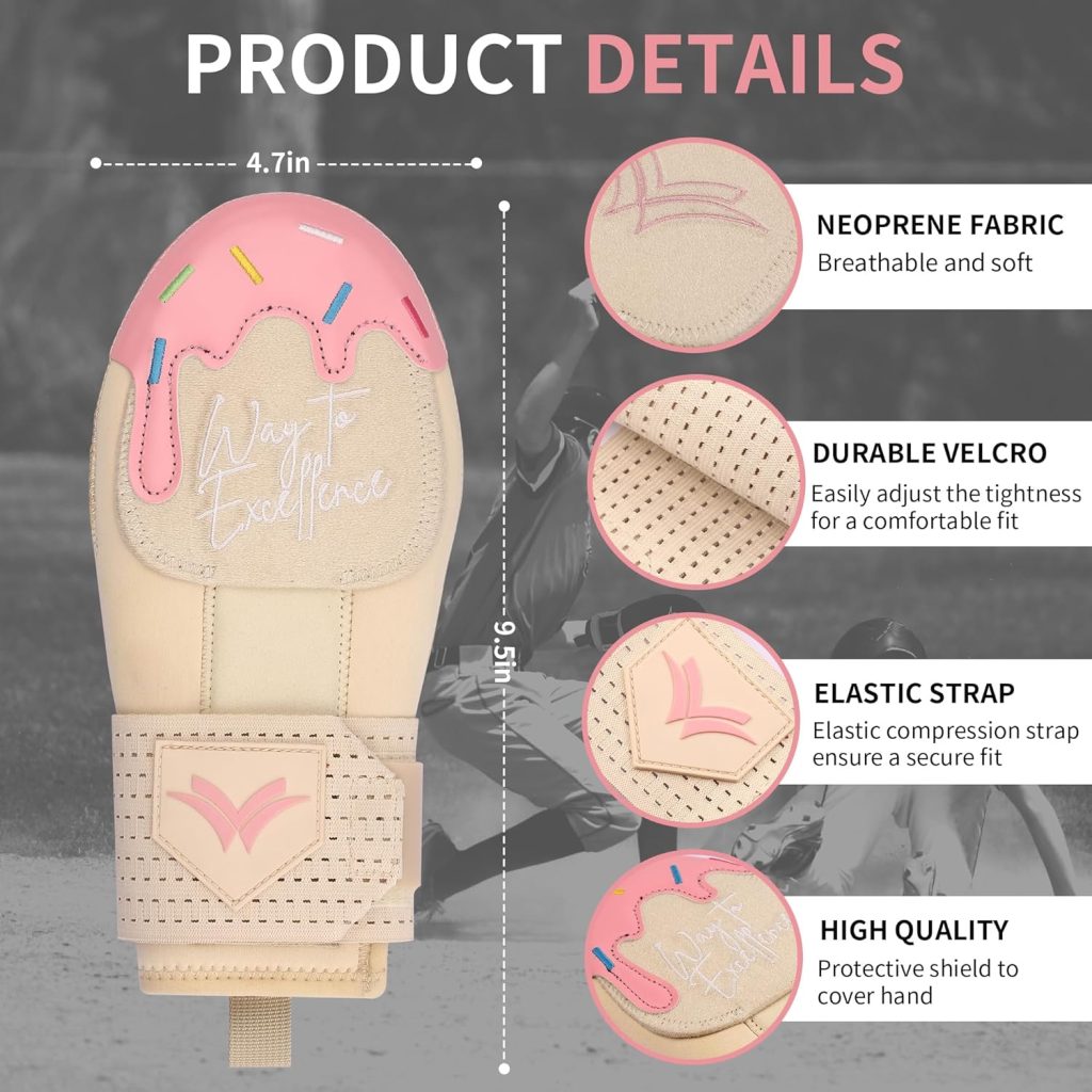Ice Cream Glove: Sliding Mitts for Youth Baseball – Perfect for Sliding and Softball Play