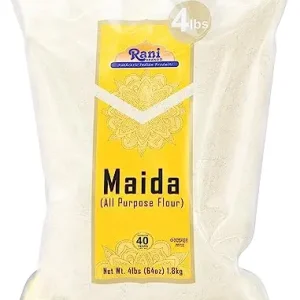 Maida Buy: Rani All-Purpose Flour (64oz/4lbs/1.81kg) – Vegan, Gluten-Friendly, NON-GMO, Kosher, All-Natural Indian Flour