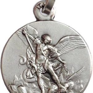 Saint Michael Pendant: Small Patron Saint Medal of Archangel Michael