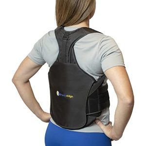 TLSO Back Brace: Adjustable Thoracic Lumbar Support for Kyphosis, Scoliosis, and Post-Op Recovery (Waist 23-50″)