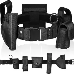 Utility Belt: abcGoodefg Police Security Duty Belt for Correctional Officers – Law Enforcement Costume for Men and Women, Ideal for Hunting