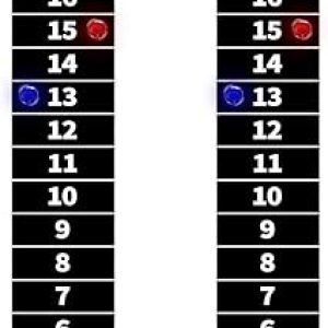 Cornhole Scoreboard: 2 Pack Magnetic Decal Score Keepers for Easy Installation on Cornhole Boards – Track Your Game Score Effortlessly