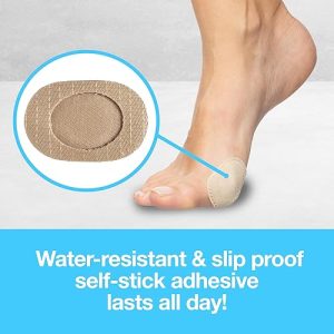 Bunion Pads by ZenToes: Waterproof Adhesive Cushions for Comfort and Protection (48 Count)