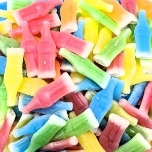 Wax Candy Bottles: 1 Pound Bag of Retro Liquid-Filled Candy Drinks – Variety of Flavors for Classic Nip Candy Lovers