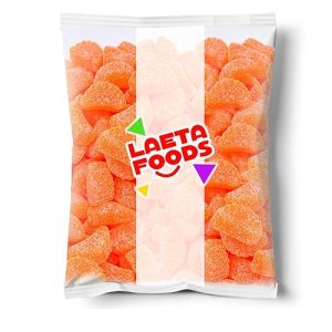 Orange Candy Slices: 2 Pound Bag with Approximately 70 Count – Classic Jelly Treats for Nostalgic Snacking