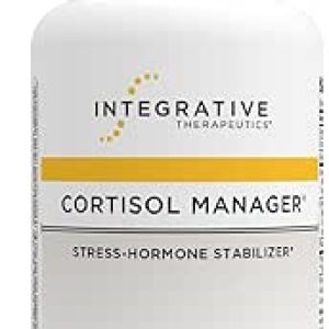 Cortisol Manager by Integrative Therapeutics: Ashwagandha and L-Theanine Supplement for Enhanced Relaxation & Calm – 30 Tablets