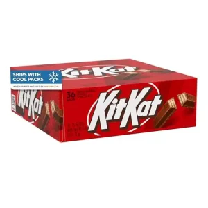 Barre KitKat: KIT KAT Milk Chocolate Wafer Candy Bars, 1.5 oz – 36 Count Pack