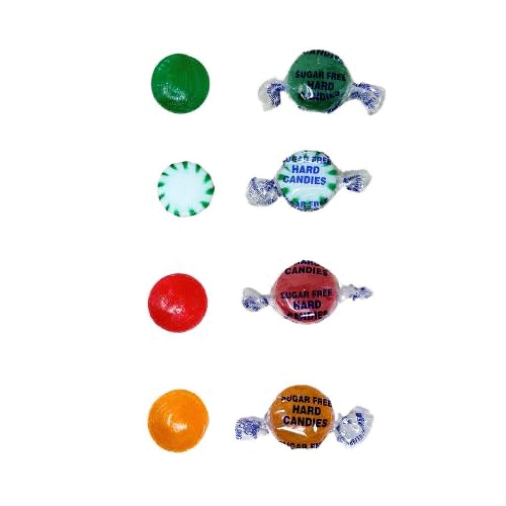 Sugar Free Hard Candy Assortment: Hostess Deluxe Fruit Mix - 1lb Bag of Individually Wrapped Keto & Diabetic-Friendly Gourmet Discs (16oz)