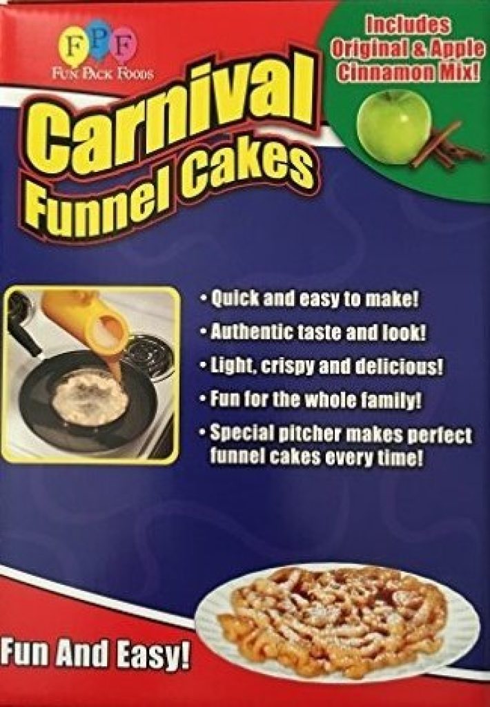 Funnel Cake Mix Deluxe Kit: Fun Pack Foods for Carnival-Style Treats